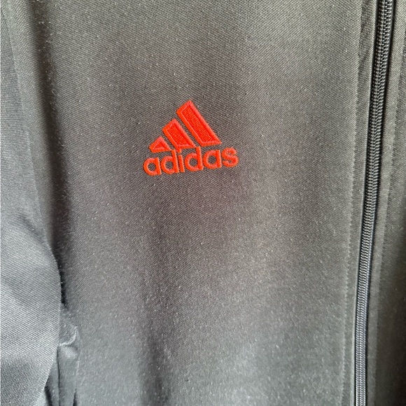 Men’s L Green Adidas Long Sleeve Full Zip Athletic Jacket - Picture 2 of 7